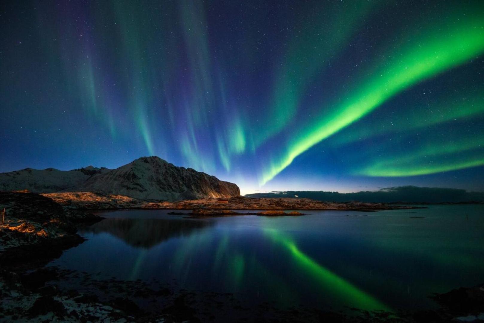 Cabin in Borgvåg Lofoten - Large Vestvagoy Exteriör bild