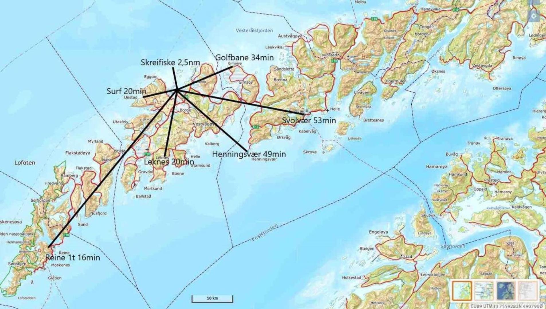 Cabin in Borgvåg Lofoten - Large Vestvagoy Exteriör bild