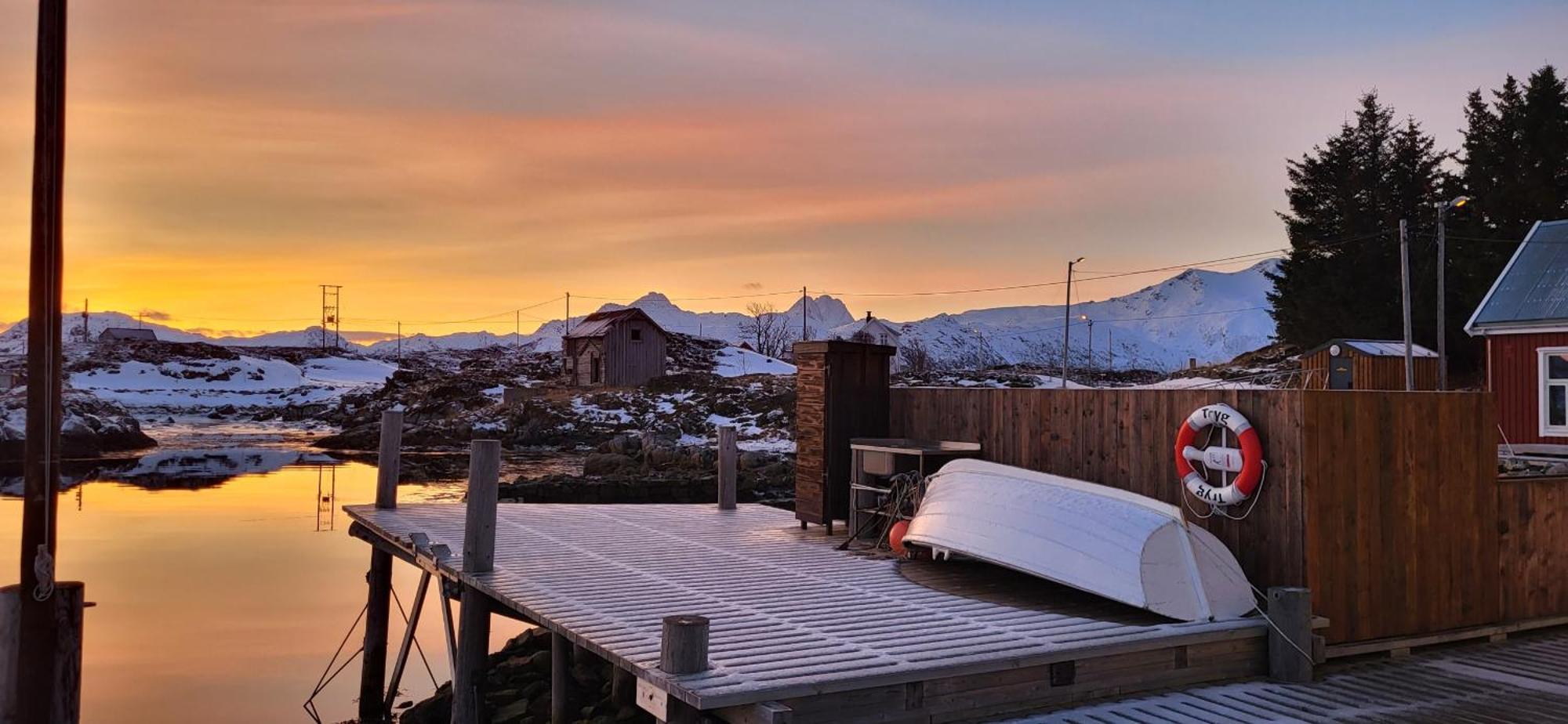 Cabin in Borgvåg Lofoten - Large Vestvagoy Exteriör bild